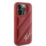 Karl Lagerfeld KLHCP15XPQDSMGR iPhone 15 Pro Max 6.7" czerwony/red hardcase Diagonal Quilted Script na NearMe.pl