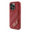 Karl Lagerfeld KLHCP15XPQDSMGR iPhone 15 Pro Max 6.7" czerwony/red hardcase Diagonal Quilted Script na NearMe.pl