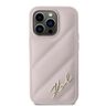 Karl Lagerfeld KLHCP14XPQDSMGP iPhone 14 Pro Max 6.7" różowy/pink hardcase Diagonal Quilted Script na NearMe.pl
