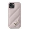 Karl Lagerfeld KLHCP15MPQDSMGP iPhone 15 Plus / 14 Plus 6.7" różowy/pink hardcase Diagonal Quilted Script na NearMe.pl