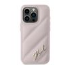 Karl Lagerfeld KLHCP15LPQDSMGP iPhone 15 Pro 6.1" różowy/pink hardcase Diagonal Quilted Script na NearMe.pl