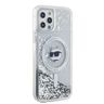 Karl Lagerfeld KLHMP12MLGCHSGH iPhone 12/12 Pro 6.1" hardcase transparent Liquid Glitter Choupette Head Magsafe na NearMe.pl