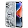 Karl Lagerfeld KLHMP12MLGCHSGH iPhone 12/12 Pro 6.1" hardcase transparent Liquid Glitter Choupette Head Magsafe na NearMe.pl