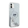 Karl Lagerfeld KLHMN61LGCHSGH iPhone 11 / Xr 6.1" hardcase transparent Liquid Glitter Choupette Head Magsafe na NearMe.pl