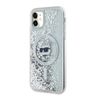 Karl Lagerfeld KLHMN61LGCHSGH iPhone 11 / Xr 6.1" hardcase transparent Liquid Glitter Choupette Head Magsafe na NearMe.pl