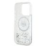 Karl Lagerfeld KLHMP13LLGCHSGH iPhone 13 Pro / 13 6.1" hardcase transparent Liquid Glitter Choupette Head Magsafe na NearMe.pl
