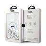 Karl Lagerfeld KLHMP13XLGCHSGH iPhone 13 Pro Max 6.7" hardcase transparent Liquid Glitter Choupette Head Magsafe na NearMe.pl
