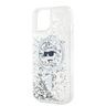 Karl Lagerfeld KLHMP15MLGCHSGH iPhone 15 Plus / 14 Plus 6.7" hardcase transparent Liquid Glitter Choupette Head Magsafe na NearMe.pl
