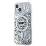 Karl Lagerfeld KLHMP15MLGCHSGH iPhone 15 Plus / 14 Plus 6.7" hardcase transparent Liquid Glitter Choupette Head Magsafe na NearMe.pl