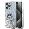 Karl Lagerfeld KLHMP15XLGCHSGH iPhone 15 Pro Max 6.7" hardcase transparent Liquid Glitter Choupette Head Magsafe na NearMe.pl