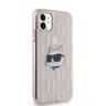 Karl Lagerfeld KLHCN61HKLPCHP iPhone11 / Xr 6.1" różowy/pink hardcase IML Choupette Head & Monogram na NearMe.pl