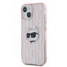 Karl Lagerfeld KLHCP14SHKLPCHP iPhone 14 / 15 / 13 6.1" różowy/pink hardcase IML Choupette Head & Monogram na NearMe.pl