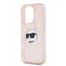 Karl Lagerfeld KLHCP15LHKLPCHP iPhone 15 Pro 6.1" różowy/pink hardcase IML Choupette Head & Monogram na NearMe.pl