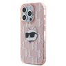Karl Lagerfeld KLHCP15LHKLPCHP iPhone 15 Pro 6.1" różowy/pink hardcase IML Choupette Head & Monogram na NearMe.pl