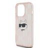 Karl Lagerfeld KLHCP14LHKLPCHP iPhone 14 Pro 6.1" różowy/pink hardcase IML Choupette Head & Monogram na NearMe.pl