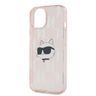 Karl Lagerfeld KLHCP15SHKLPCHP iPhone 15 / 14 / 13 6.1" różowy/pink hardcase IML Choupette Head & Monogram na NearMe.pl