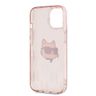 Karl Lagerfeld KLHCP15SHKLPCHP iPhone 15 / 14 / 13 6.1" różowy/pink hardcase IML Choupette Head & Monogram na NearMe.pl