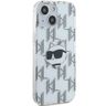 Karl Lagerfeld KLHCP15SHKLPCHT iPhone15 / 14 / 13 6.1" transparent hardcase IML Choupette Head & Monogram na NearMe.pl
