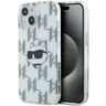 Karl Lagerfeld KLHCP15SHKLPCHT iPhone15 / 14 / 13 6.1" transparent hardcase IML Choupette Head & Monogram na NearMe.pl