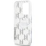 Karl Lagerfeld KLHCP15LHKLPCHT iPhone 15 Pro 6.1" transparent hardcase IML Choupette Head & Monogram na NearMe.pl