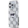Karl Lagerfeld KLHCP15XHKLPCHT iPhone 15 Pro Max 6.7" transparent hardcase IML Choupette Head & Monogram na NearMe.pl