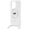 Karl Lagerfeld KLHMP15XHCKHNT iPhone 15 Pro Max 6.7" hardcase transparent Crossbody IML Karl Head Magsafe na NearMe.pl