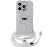 Karl Lagerfeld KLHMP15XHCKHNT iPhone 15 Pro Max 6.7" hardcase transparent Crossbody IML Karl Head Magsafe na NearMe.pl
