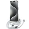 Karl Lagerfeld KLHMP15XHCKCKLCT iPhone 15 Pro Max 6.7" transparent hardcase IML Crossbody Monogram Karl & Choupette Head MagSafe na NearMe.pl