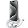 Karl Lagerfeld KLHMP15SHCKHNT iPhone 15 / 14 / 13 6.1" hardcase transparent Crossbody IML Karl Head Magsafe na NearMe.pl