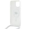 Karl Lagerfeld KLHMP15SHCKHNT iPhone 15 / 14 / 13 6.1" hardcase transparent Crossbody IML Karl Head Magsafe na NearMe.pl