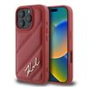 Karl Lagerfeld KLHCP16XPQDSMGR iPhone16 Pro Max 6.9" czerwony/red hardcase Quilted Signature na NearMe.pl