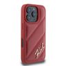 Karl Lagerfeld KLHCP16XPQDSMGR iPhone16 Pro Max 6.9" czerwony/red hardcase Quilted Signature na NearMe.pl
