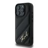 Karl Lagerfeld KLHCP16LPQDSMGK iPhone16 Pro 6.3" czarny/black hardcase Quilted Signature na NearMe.pl