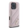 Karl Lagerfeld KLHCP16LPQDSMGP iPhone 16 Pro 6.3" różowy/pink hardcase Quilted Signature na NearMe.pl