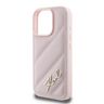 Karl Lagerfeld KLHCP16LPQDSMGP iPhone 16 Pro 6.3" różowy/pink hardcase Quilted Signature na NearMe.pl