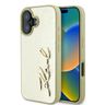Karl Lagerfeld KLHCP16SPFMFBKMD iPhone16 6.1" złoty/gold hardcase Metal Signature na NearMe.pl