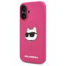 Karl Lagerfeld KLHMP16SSCHPPLF iPhone 16 6.1" fuksja/fuschia hardcase Silicone Choupette Head Print MagSafe na NearMe.pl