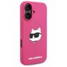 Karl Lagerfeld KLHMP16SSCHPPLF iPhone 16 6.1" fuksja/fuschia hardcase Silicone Choupette Head Print MagSafe na NearMe.pl