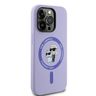 Karl Lagerfeld KLHMP14XSCMKCRHU iPhone14 Pro Max 6.7" purpurowy/purple hardcase Silicone Karl&Choupette Heads Ring MagSafe na NearMe.pl
