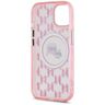 Karl Lagerfeld KLHMP15SHMCKMHP iPhone 15 6.1" różowy/pink IML Monogram Karl&Choupette Head MagSafe na NearMe.pl