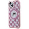 Karl Lagerfeld KLHMP15MHMCKMHP iPhone 15Plus 6.7" różowy/pink IML Monogram Karl&Choupette Head MagSafe na NearMe.pl