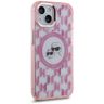 Karl Lagerfeld KLHMP15MHMCKMHP iPhone 15Plus 6.7" różowy/pink IML Monogram Karl&Choupette Head MagSafe na NearMe.pl
