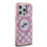 Karl Lagerfeld KLHMP15LHMCKMHP iPhone 15Pro 6.1" różowy/pink IML Monogram Karl&Choupette Head MagSafe na NearMe.pl