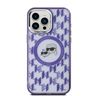 Karl Lagerfeld KLHMP15XHMCKMHU iPhone 15 Pro Max 6.7" fioletowy/purple IML Monogram Karl&Choupette Head MagSafe na NearMe.pl