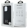 Karl Lagerfeld KLHMP16LSCMKMPCK iPhone 16 Pro 6.3" czarny/black hardcase Silicone Shadow Metal Initial MagSafe na NearMe.pl