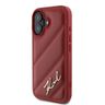 Karl Lagerfeld KLHCP16SPQDSMGR iPhone 16 6.1" czerwony/red hardcase Quilted Signature na NearMe.pl