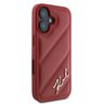 Karl Lagerfeld KLHCP16SPQDSMGR iPhone 16 6.1" czerwony/red hardcase Quilted Signature na NearMe.pl
