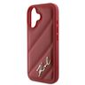 Karl Lagerfeld KLHCP16SPQDSMGR iPhone 16 6.1" czerwony/red hardcase Quilted Signature na NearMe.pl