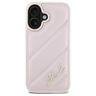 Karl Lagerfeld KLHCP16SPQDSMGP iPhone 16 6.1" różowy/pink hardcase Quilted Signature na NearMe.pl