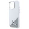 Karl Lagerfeld KLHMP16LSCMKMPCH iPhone   16 Pro 6.3" biały/white hardcase Silicone Initial Metal Logo MagSafe na NearMe.pl